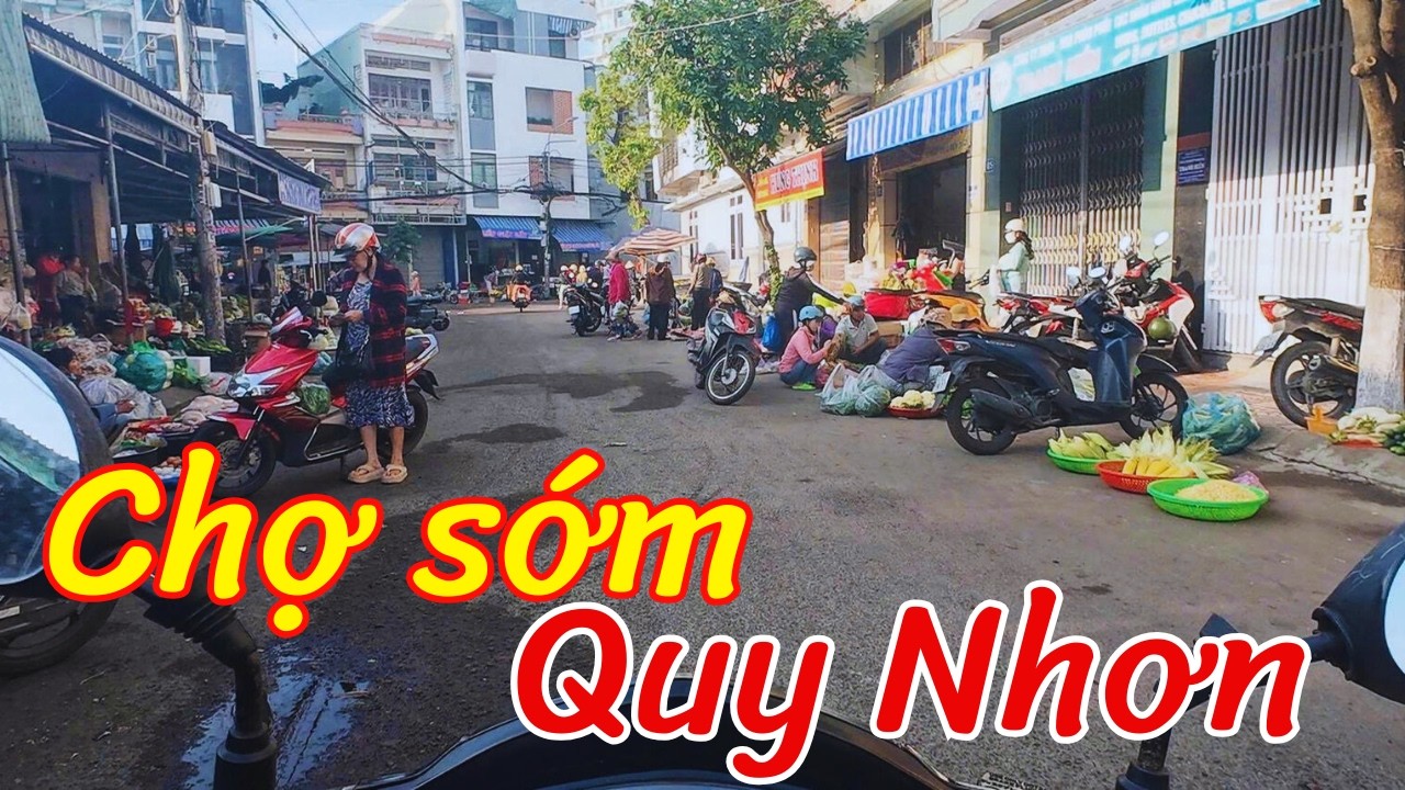 Sáng sớm ra chợ Lớn Quy Nhơn lấy trái cây #cuocsongquynhon