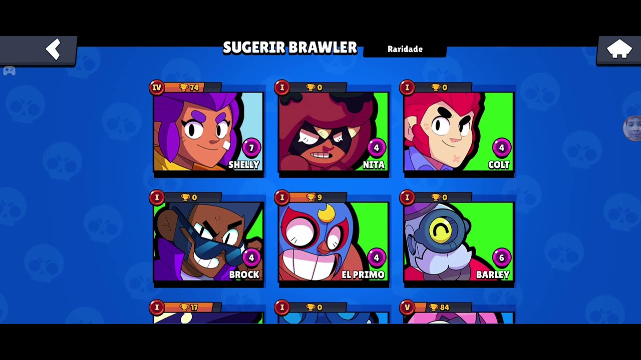 Jogando bralw stars com meu amigo 