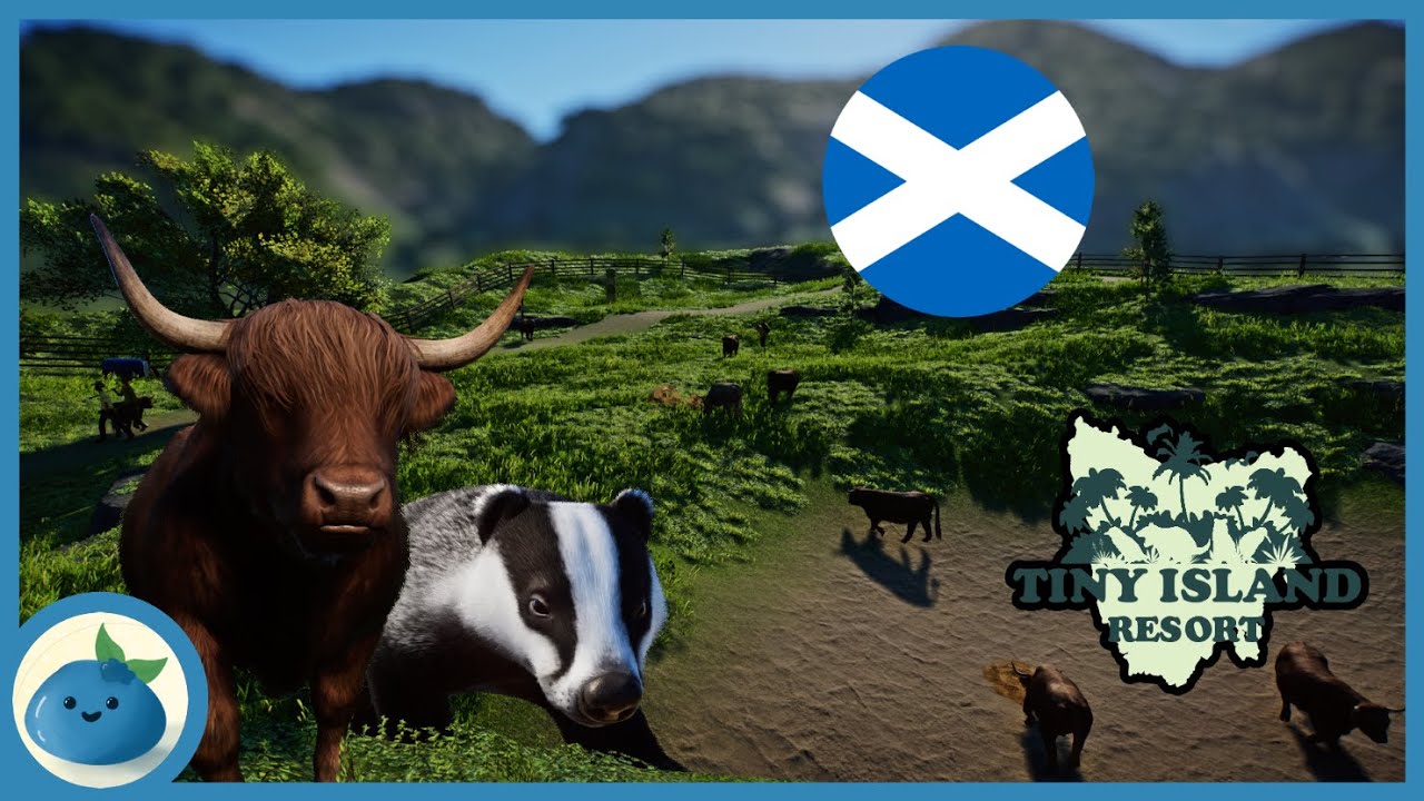Scottish Highlands || Tiny Island Resort: Britain || Planet Zoo: Speedbuild