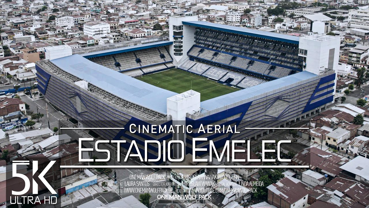 【5K】🇪🇨 Club Sport EMELEC 🔥 Estadio Geroge Capwell 2023 🔥 Guayaquil | Ecuador 🔥Cinematic Wolf Aerial™