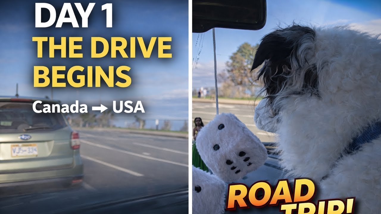 Day 1 Drive Begins   Vancouver to Eugene / Springfield