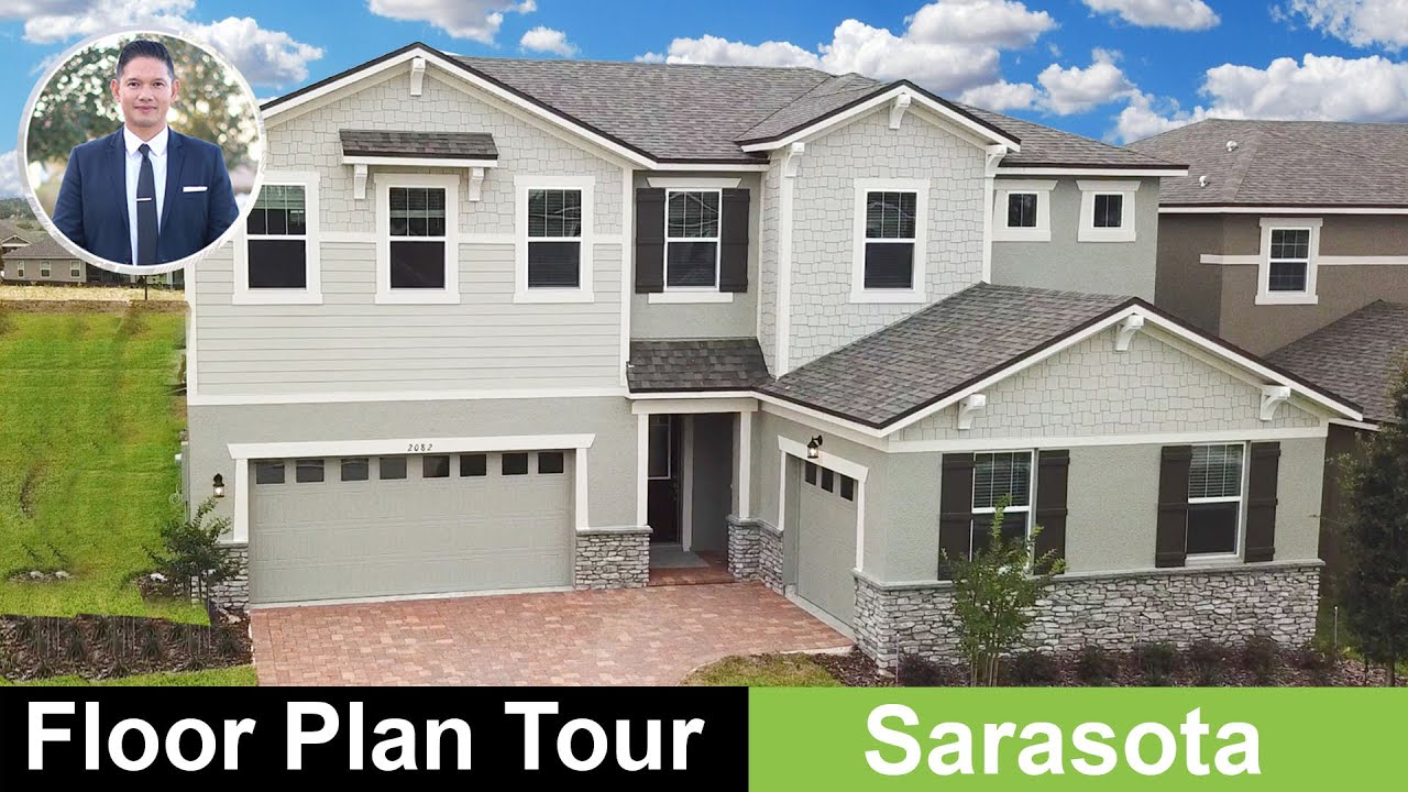 Clermont Home Tour | Sarasota Model | 5 BD, 3.5 BA, 3 CAR, 3,340 SF | Orlando Home Finders