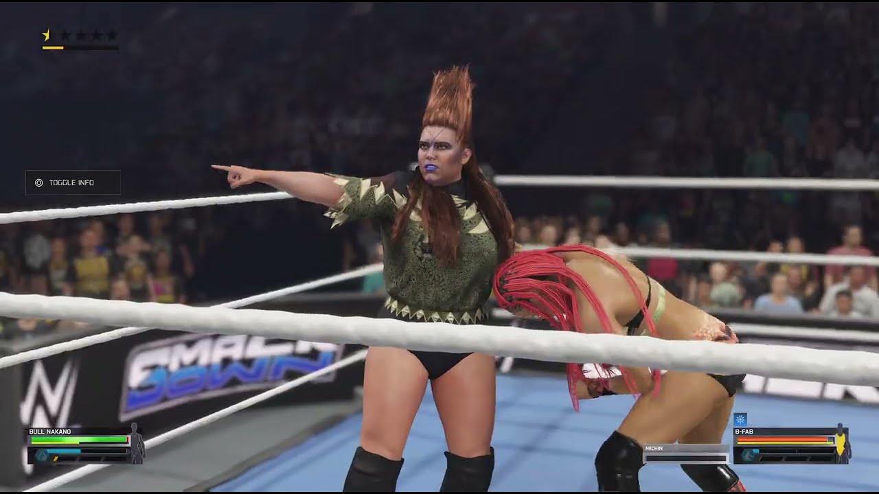 WWE 2K25 SmackDown B-Fab vs. Bull Nakano