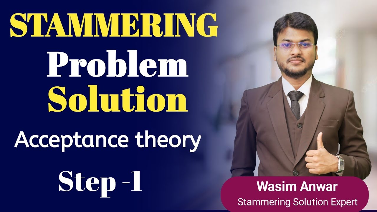 Stammering Problem Solution|Acceptance Of Stammering|Wasim Anwar|Stammering cure exercise &treatment
