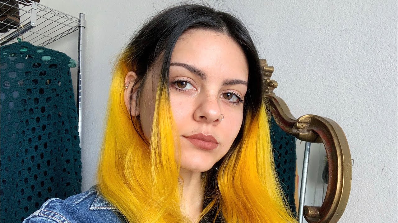 DIY YELLOW HAIR with ARCTIC FOX
