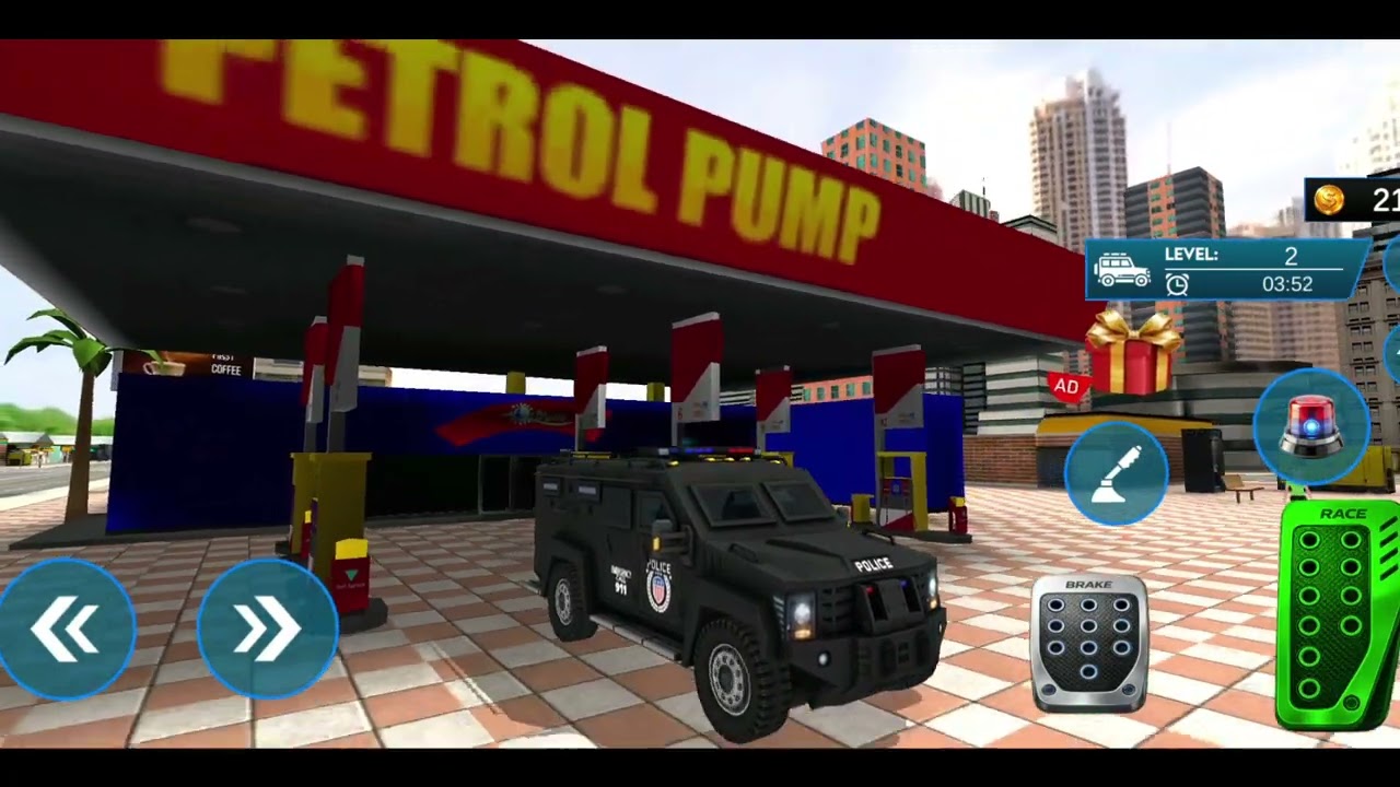 Drive police transport trucks and deliver cop cars across challenging routes.