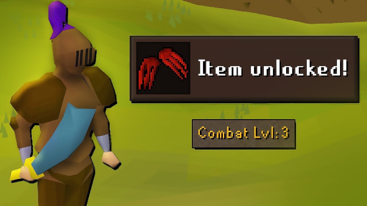 I created a Bronzeman mode Runescape account