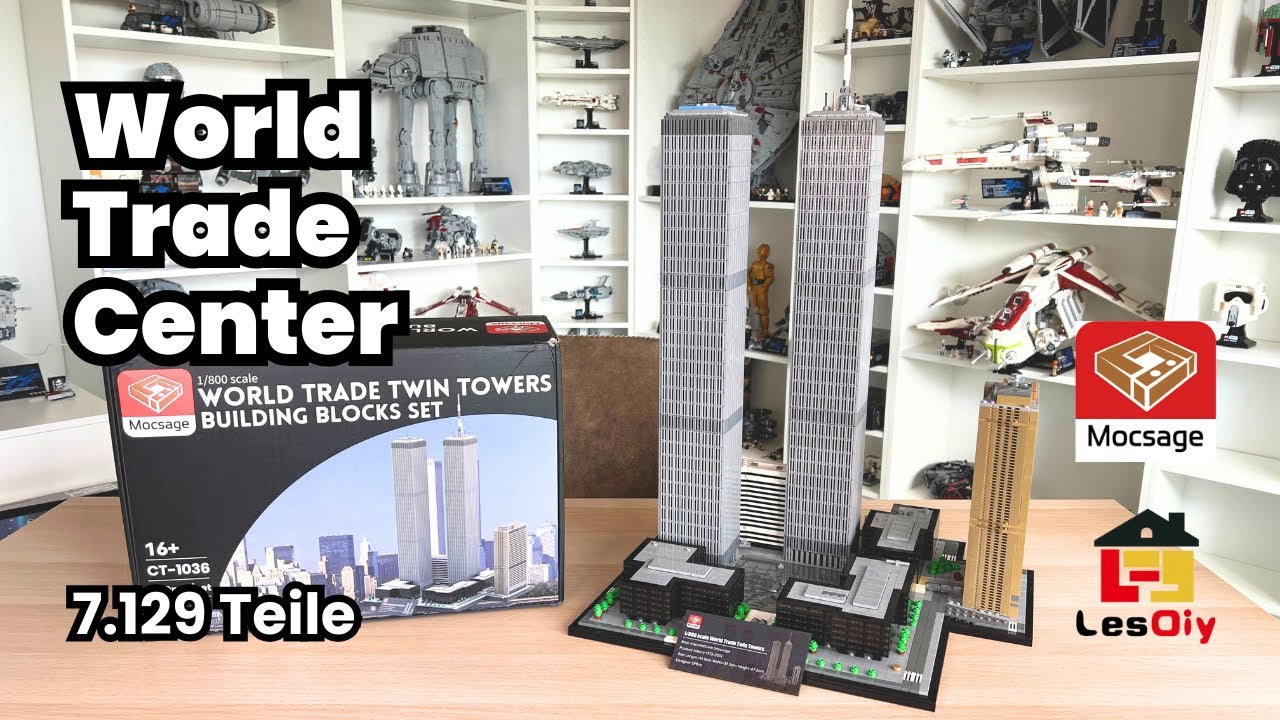 Hoch hinaus: World Trade Center (und Umgebung) mit 7.129 Teilen von SPBricks (Mocsage/LesDiy)