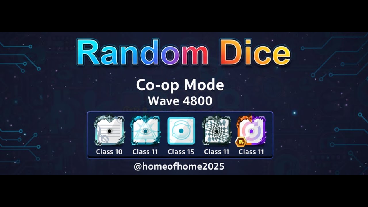 Random Dice Co op Mode Wave 4800 EP 01