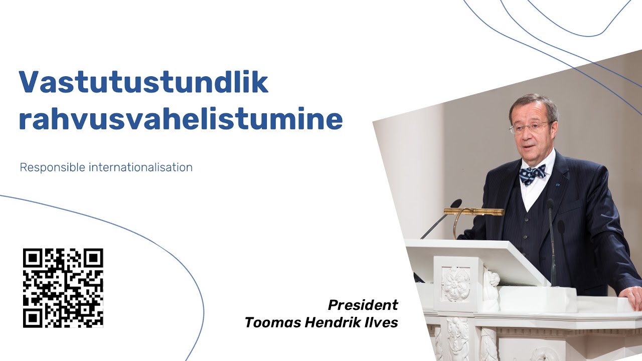 President Toomas Hendrik Ilvese ettekanne Tartu Ülikooli arengukonverentsil