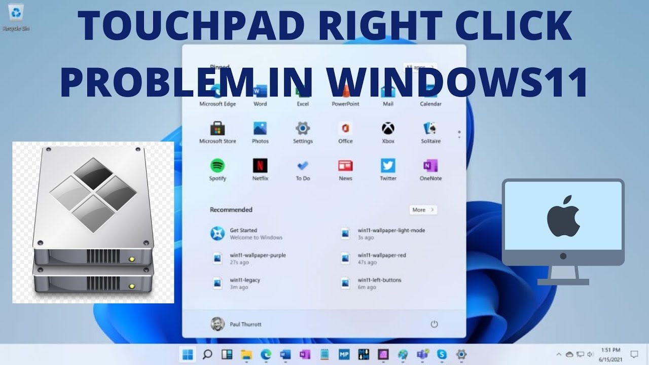 APPLE RIGHT CLICK PROBLEM SOLVED BOOTCAMP MAC BOOK IMAC windows 11 windows 10