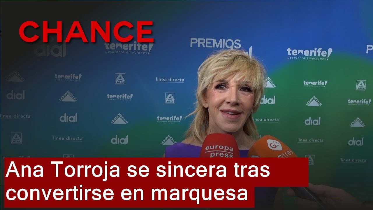 Ana Torroja se sincera tras convertirse en marquesa