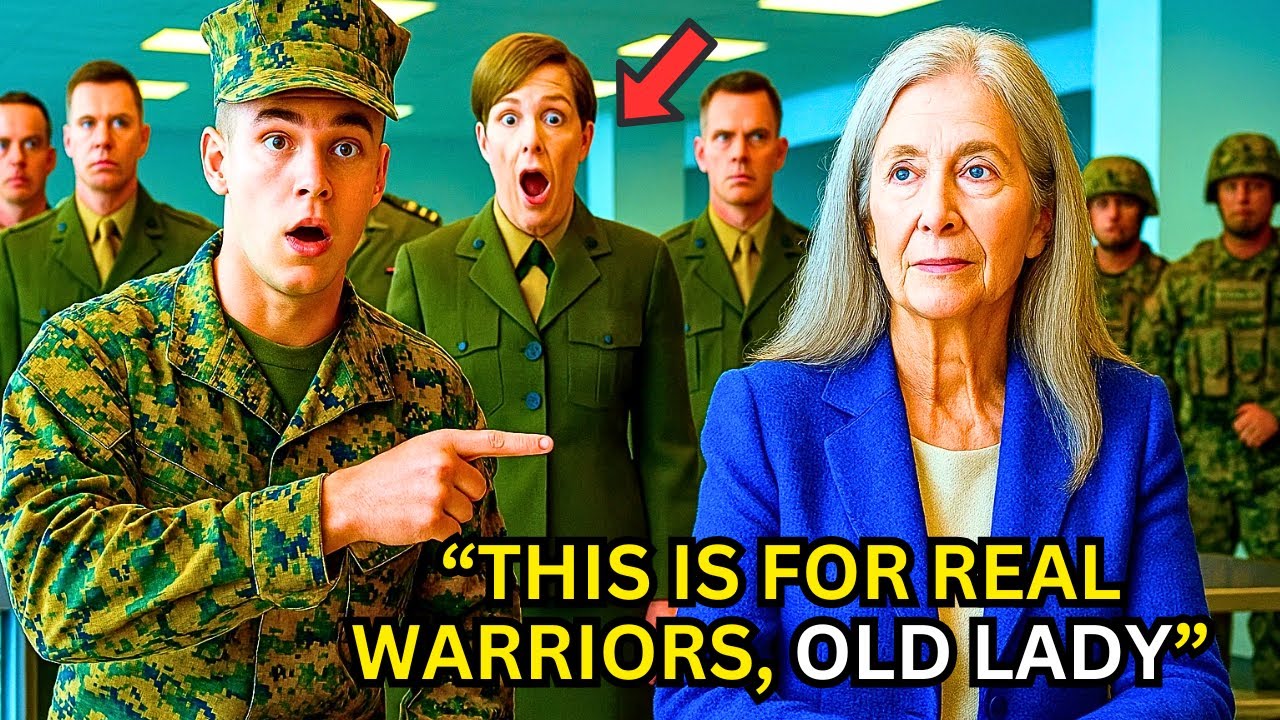 USMC Captain Jokingly Asked a the Old Woman Her Rank — Until “Major General” Left Him Shaking