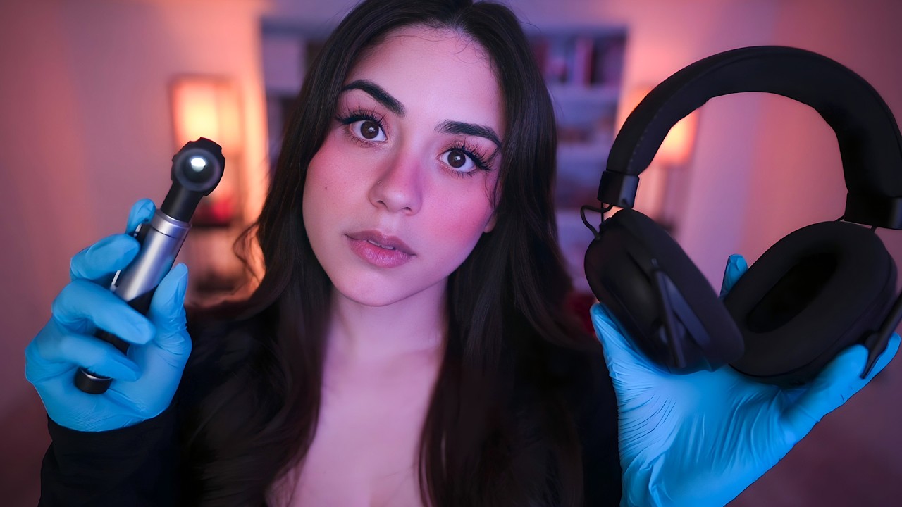 ASMR | Super Detailed Ear Exam & Hearing Test