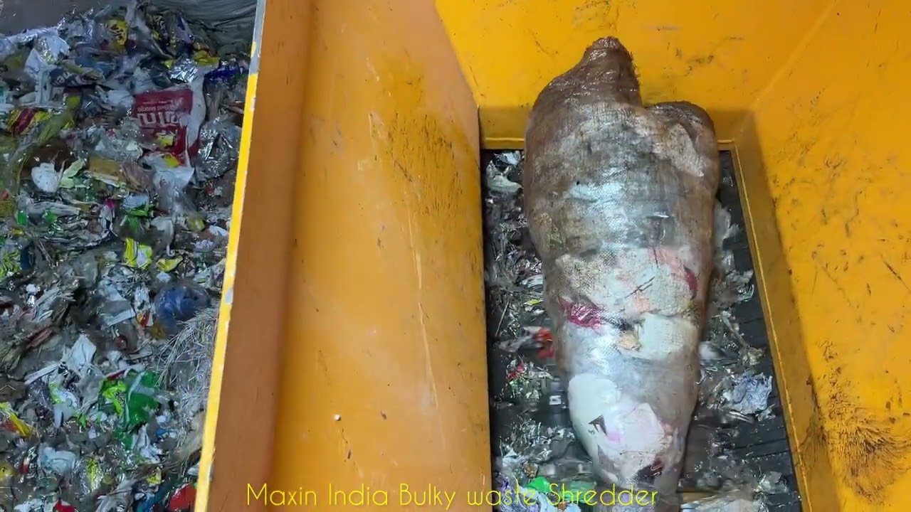 Waste shredder, waste shredding, RDF waste shredding, Bulky waste shredder, Bulky waste shredding,