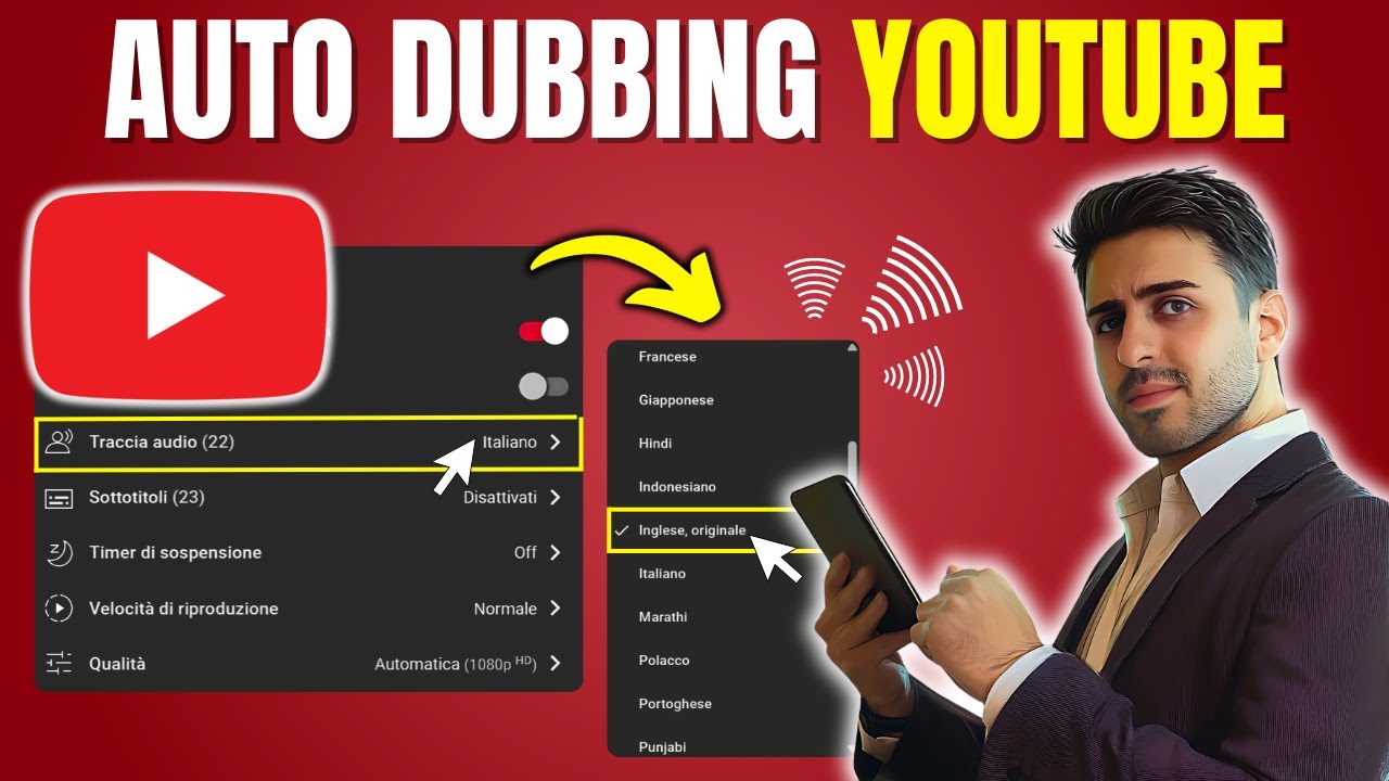 Doppiaggio Automatico YouTube: Come Tradurre e Doppiare i Tuoi Video in Tutte le Lingue!