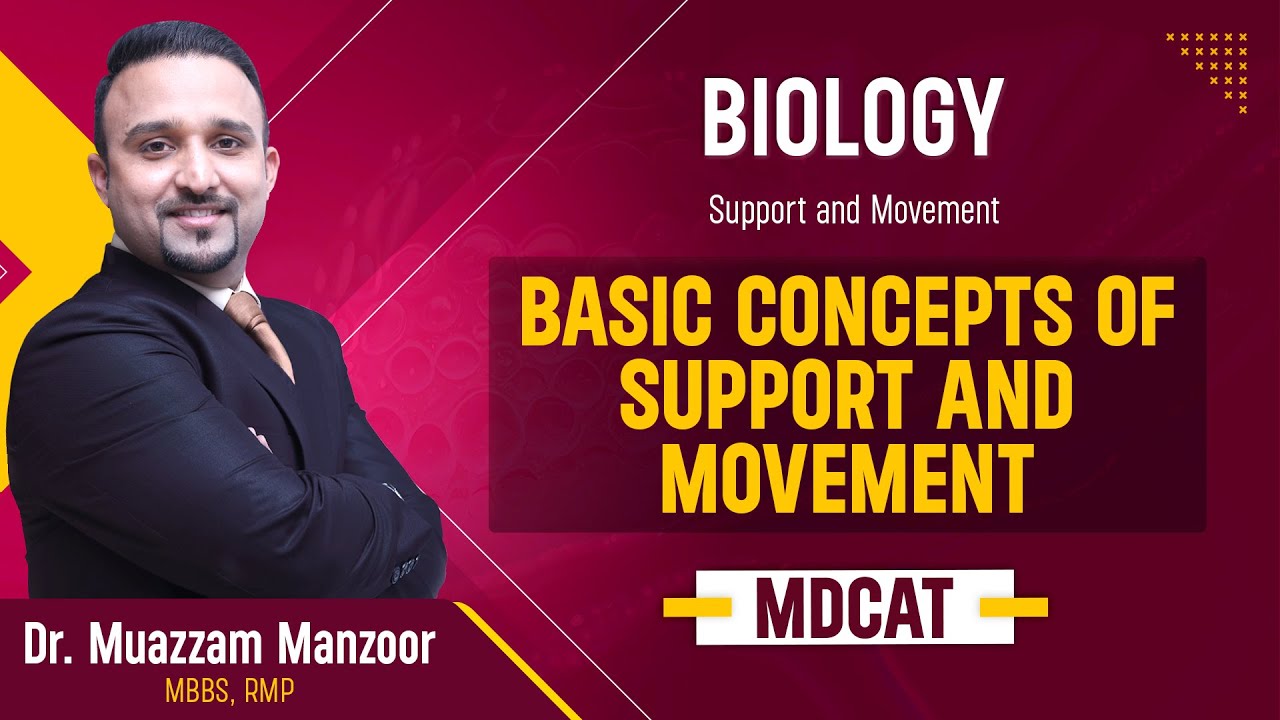 38. Biology | Support and Movement | Human Skeleton - 9.1, 9.2 | MDCAT 2026