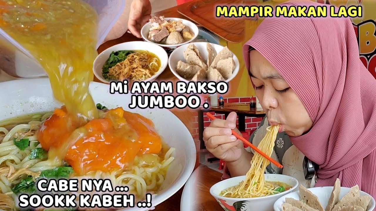 CABE NYA SOK KABEH ‼️ MI AYAM BAKSO JUMBO