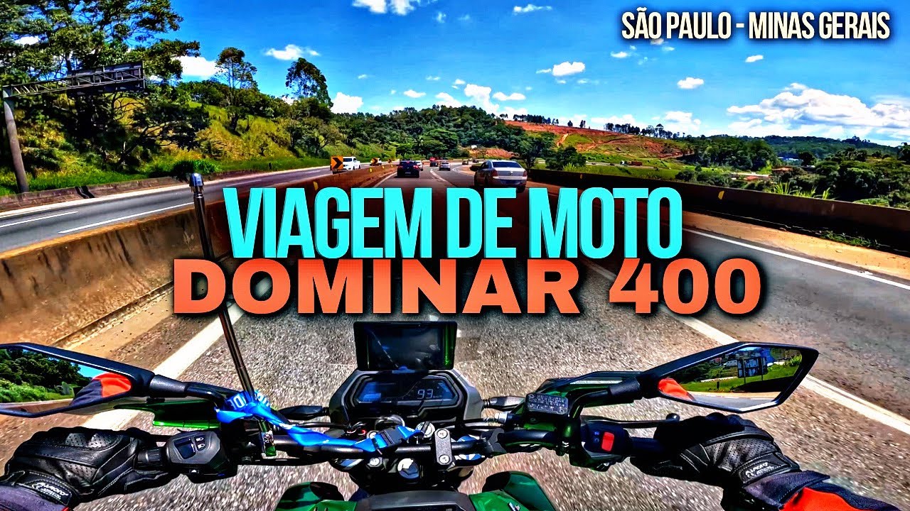 1ª VIAGEM COM A BAJAJ DOMINAR 400 #bajajdominor