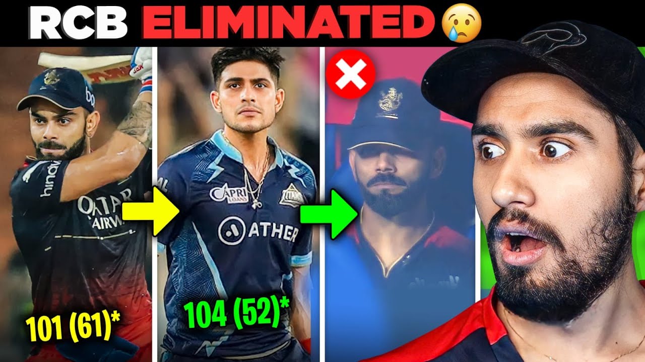 Yaar.. HURT HORA HAI : RCB ELIMINATED 😭 | Virat Kohli CENTURY 🥺 | RCB vs GT