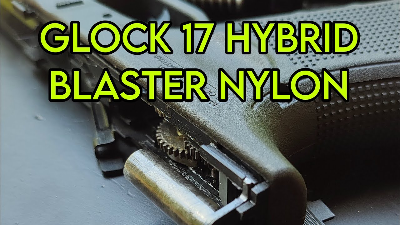 Glock 17 HYBRID Bahan Nylon Toy gun