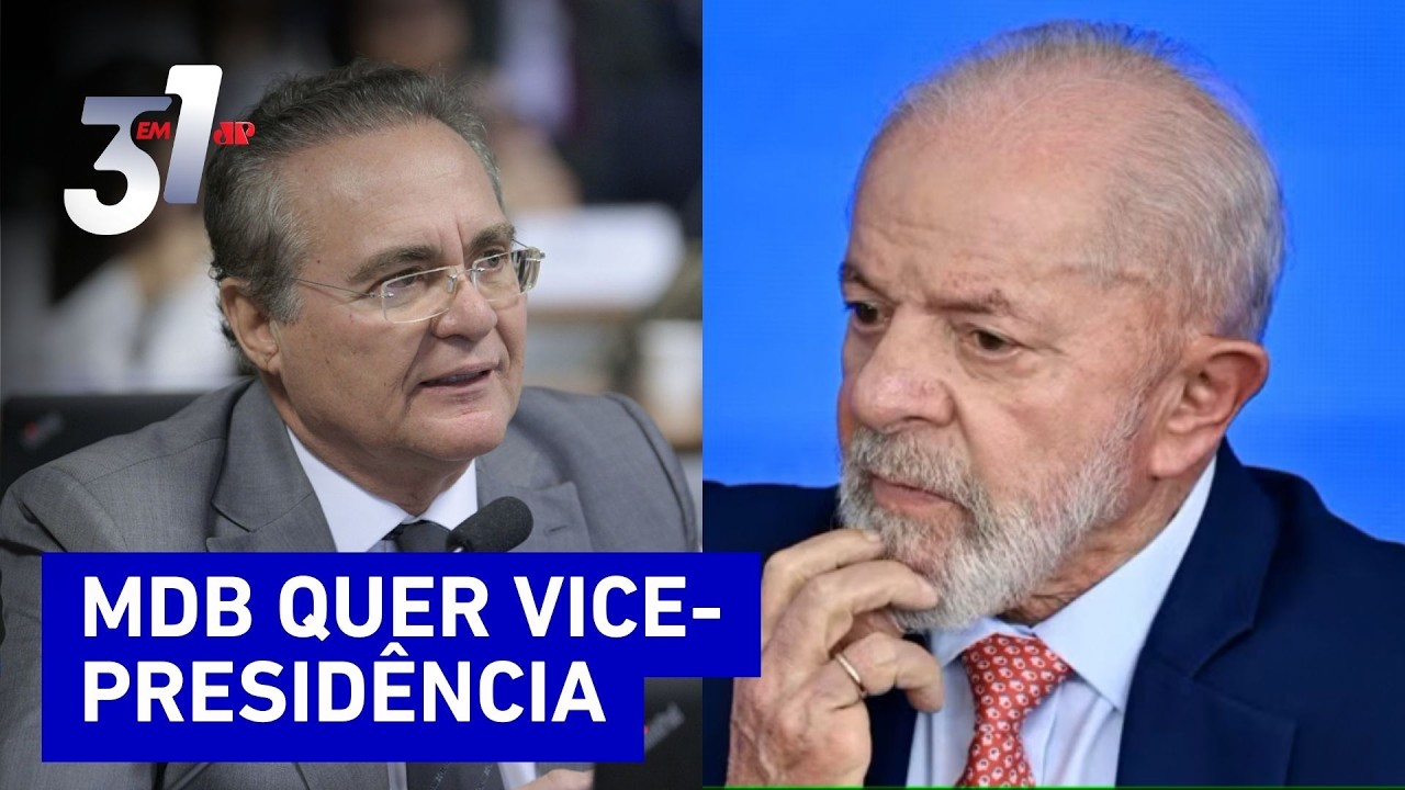 Calheiros diz que MDB apoia Lula se ficar com a vice-presidência