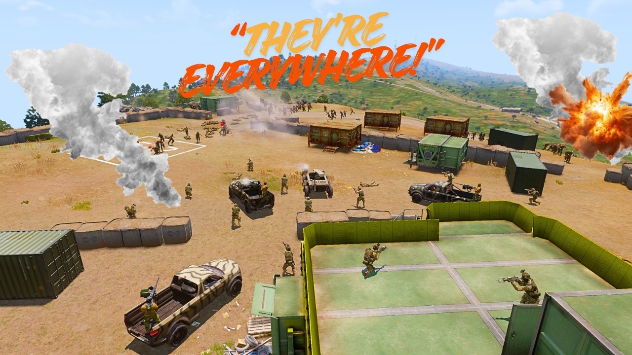 Last Stand at Hilltop Base! Army vs Zombie Horde – Total Chaos Erupts! | Arma 3