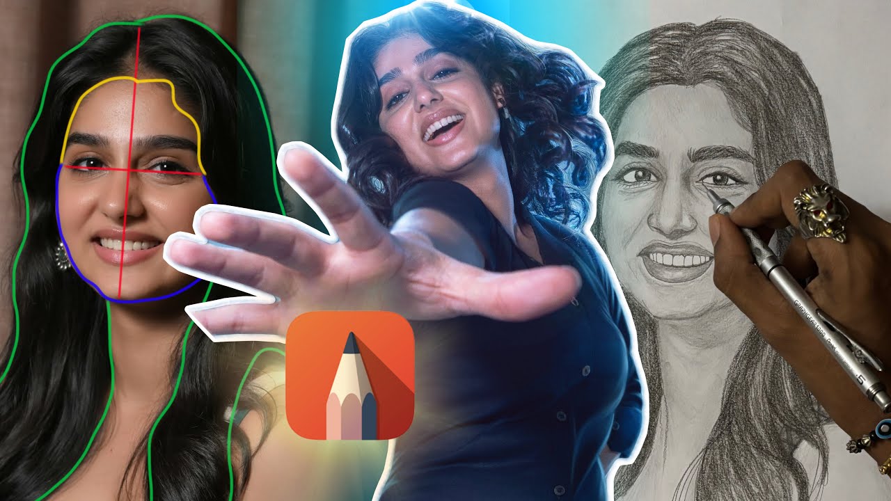 How to Draw Anaswara Rajan ✏️ With Love 💘 Realistic Pencil Sketch (2026)