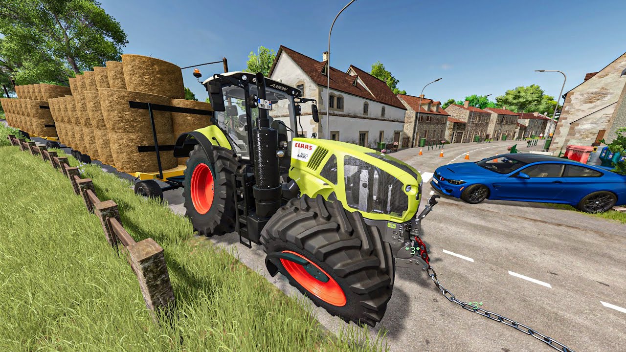 Jeune Agri Plie le Tracteur en 2 à cause d'une Surcharge Extrême | Farming Simulator 25 Roleplay
