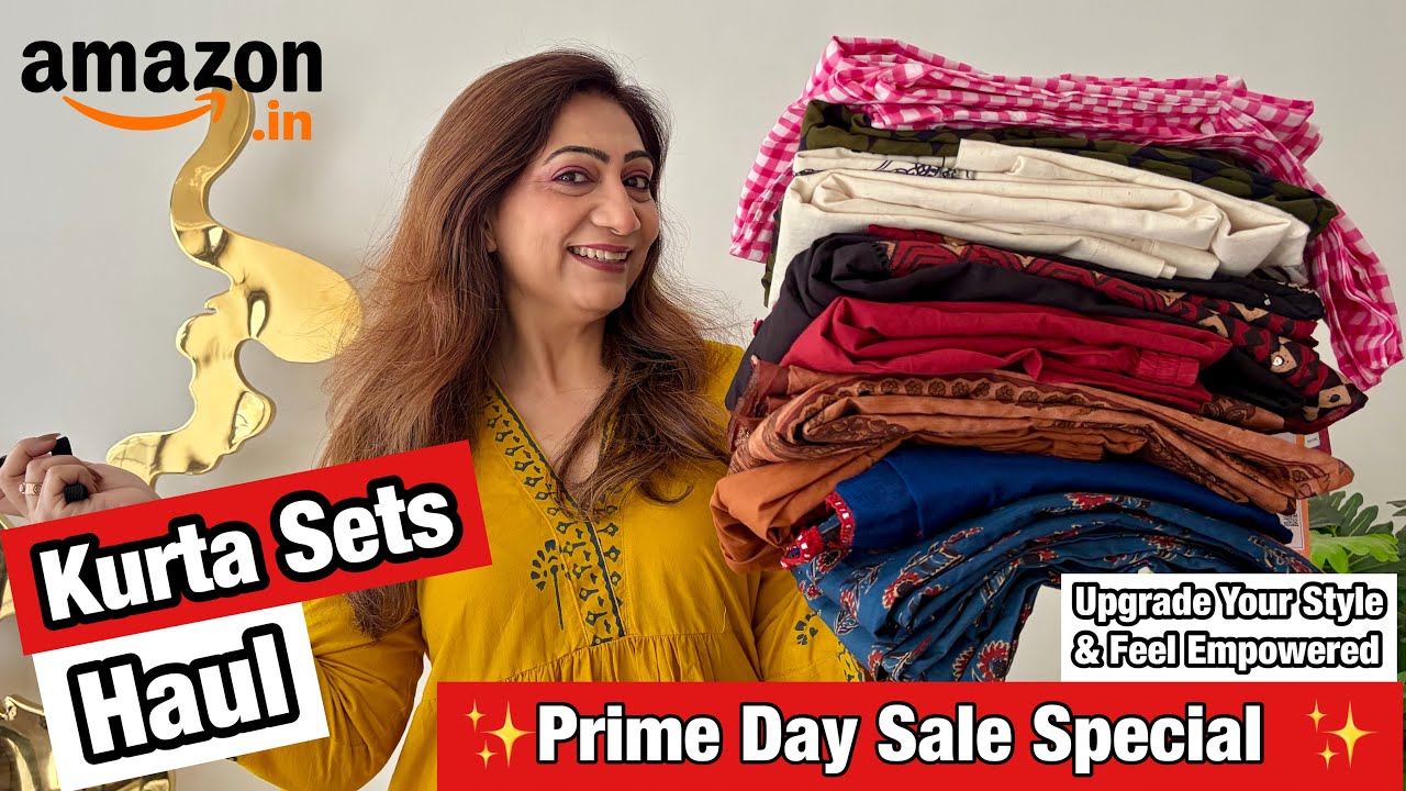 Best Quality & Design Kurta Set & Anarkali | Amazon Prime Day special Haul | thehopestory 