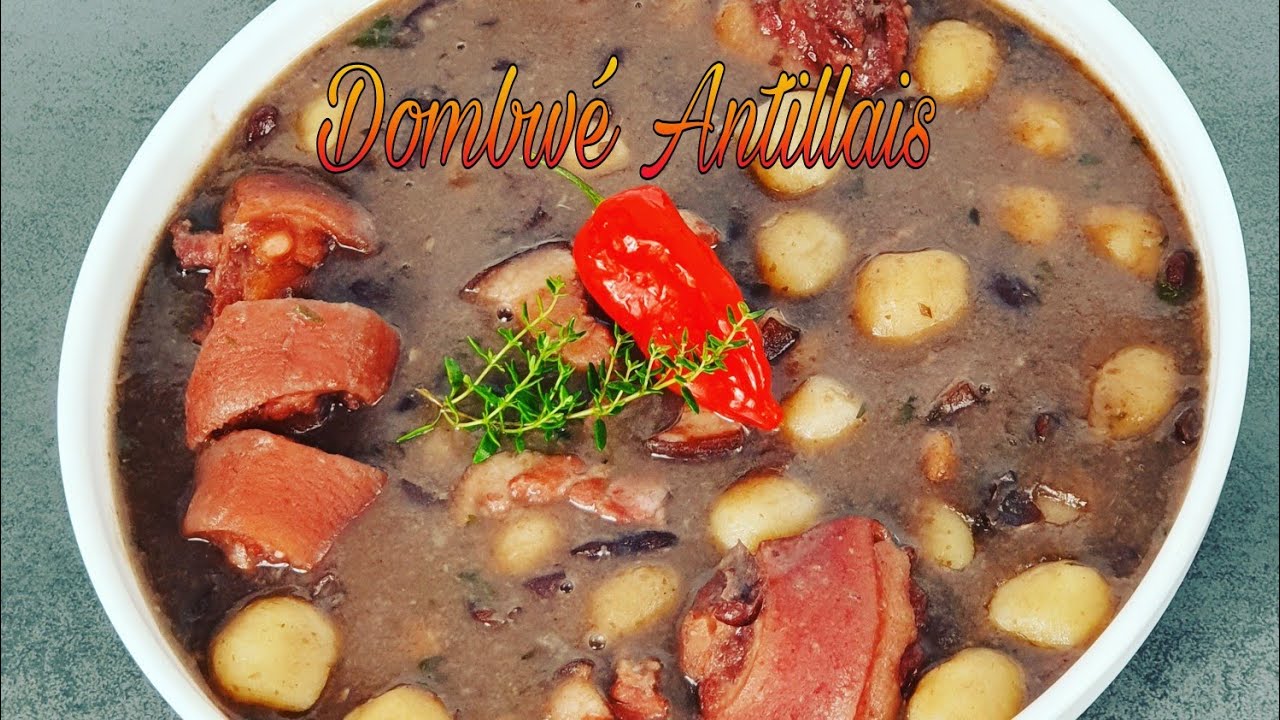 #100 Dombré Haricots Rouges🍲 recette Antillaise 🏝, dombwé, dombrey, boy, dongwé, dondjé.