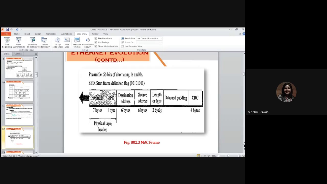 Standard Ethernet: Physical Layer (10Base5, 10Base2), Manchester Encoding Scheme