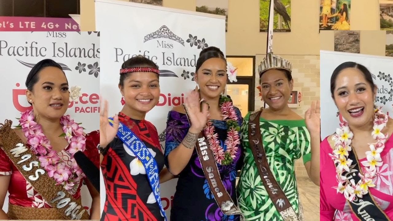 🌺 Arrival of Miss Pacific Islands Contestants 🇼🇸  🇦🇸 🇹🇴 to Nauru 🇳🇷