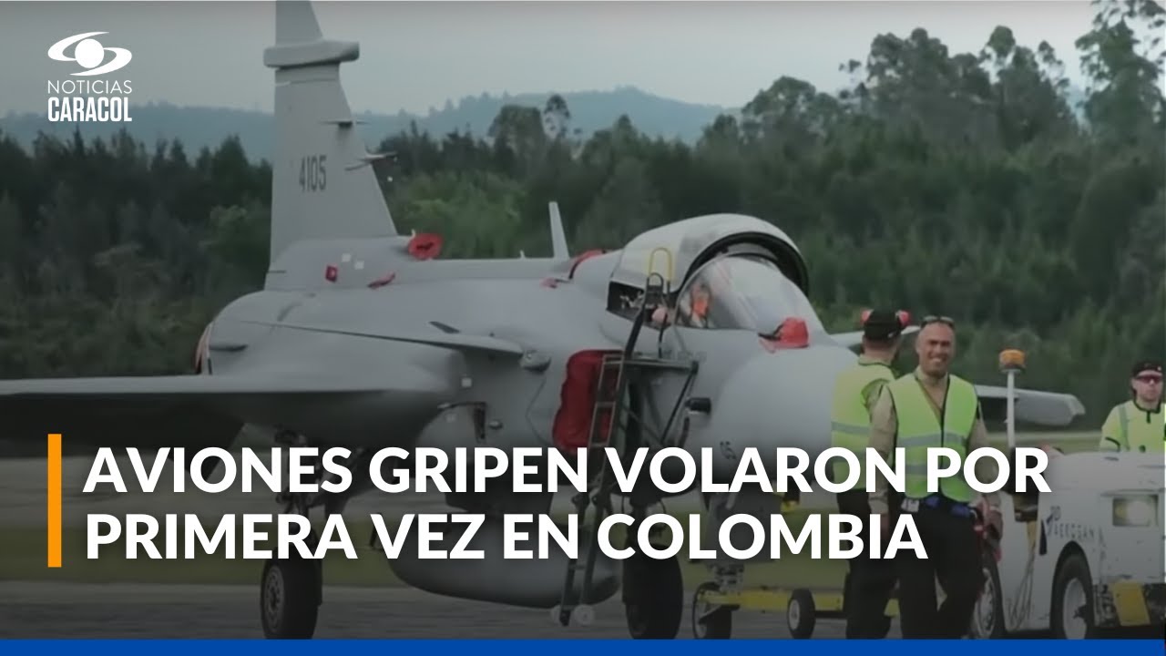 Aviones Gripen vuelan por primera vez en Colombia: así es el nuevo jet de combate de la Fuerza Aérea