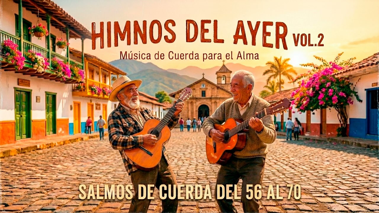 1 HORA de Himnos del Ayer VOL 2: Música Cristiana de Cuerda para el Alma (Salmos 56-70)