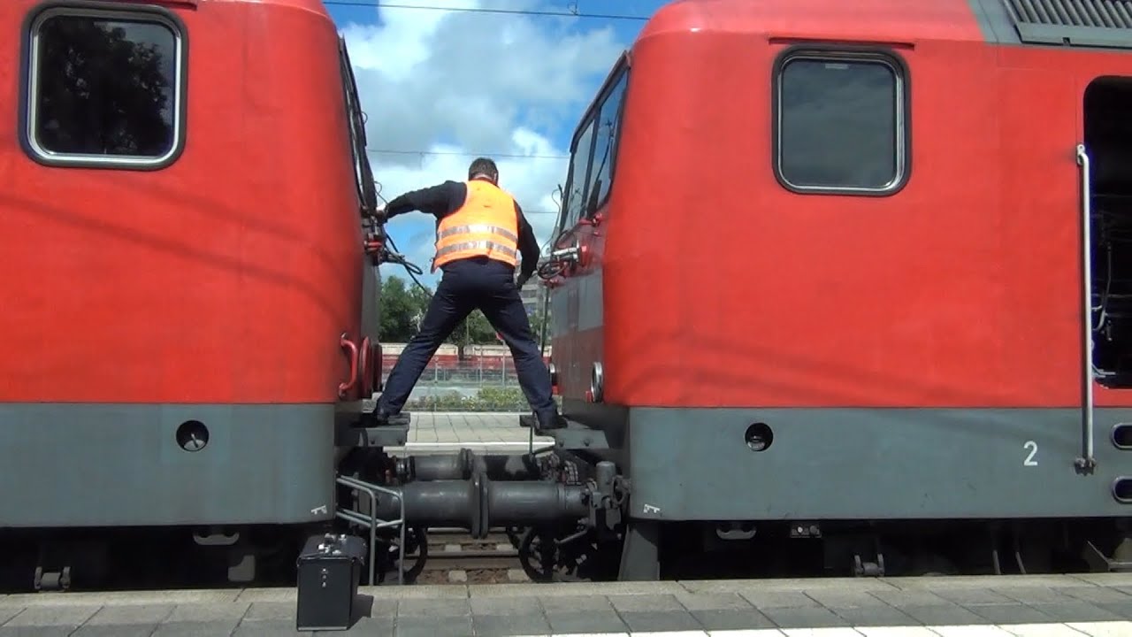 DB 114 011 0 is coupled to the defective RE1  #re1 #114 #trainspotting