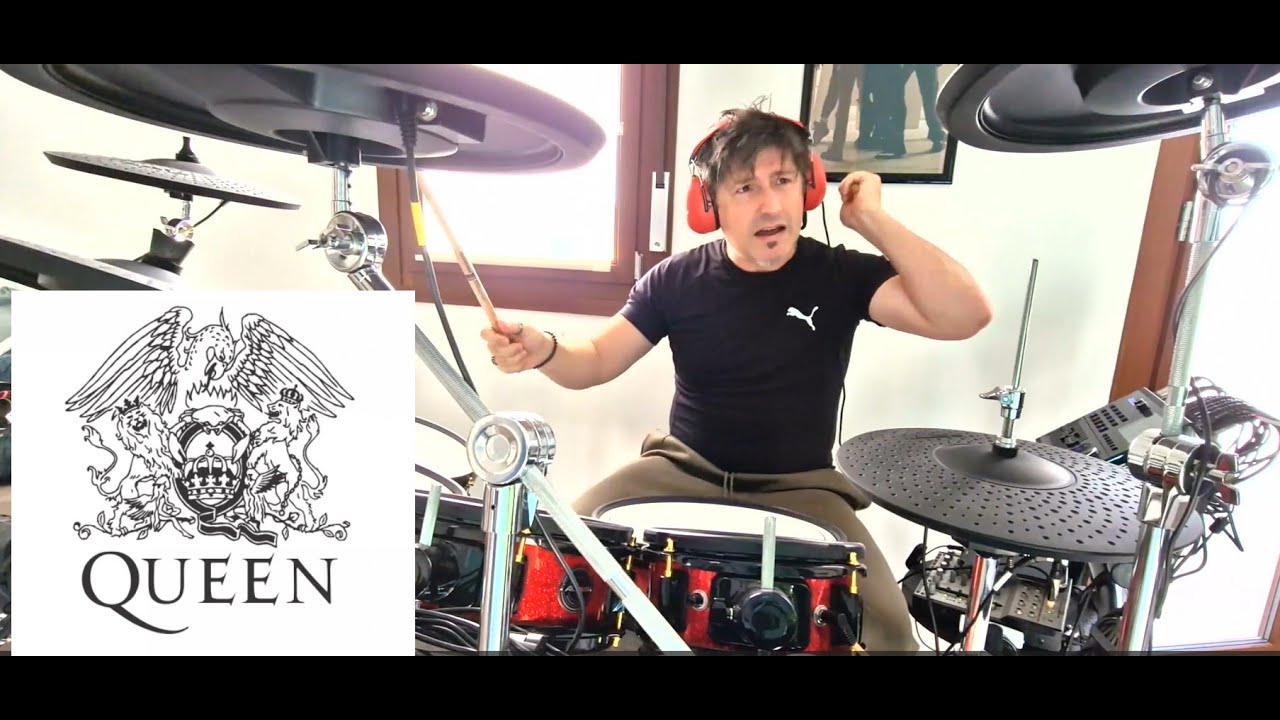 QUEEN - THE SHOW MUST GO ON - DRUM COVER ON ALESIS STRIKE PRO SE E-DRUMS