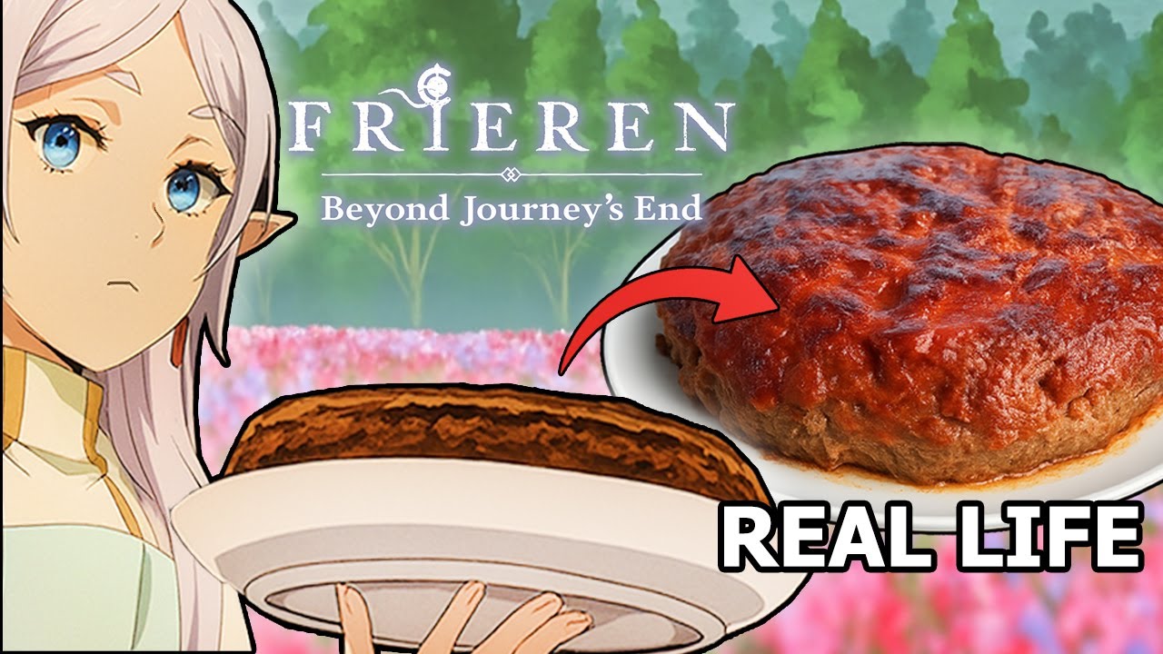 Frieren's Hamburger Steak - BEST ANIME CAKE!? - フリーレン