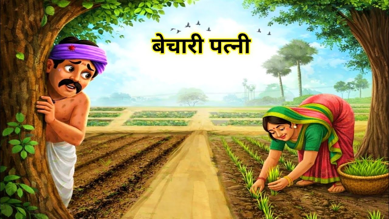 बेचारी पत्नी। hindi kahani । hindi story। cartoon stories ।