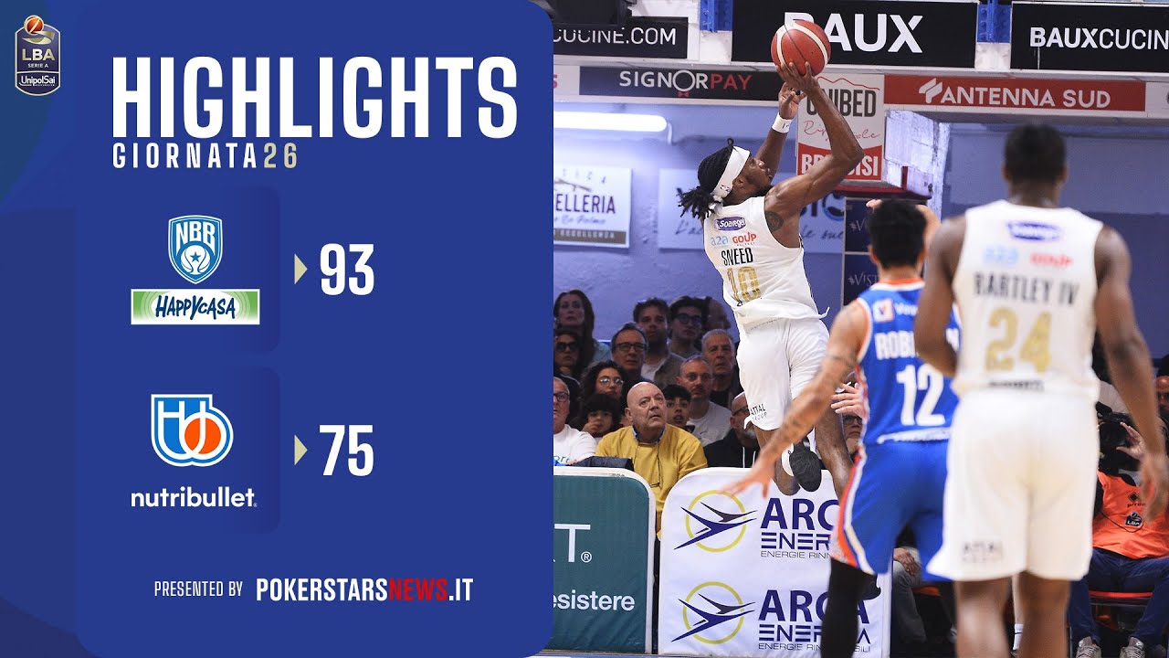 Happy Casa Brindisi - NutriBullet Treviso Basket | Serie A UnipolSai 2023/24
