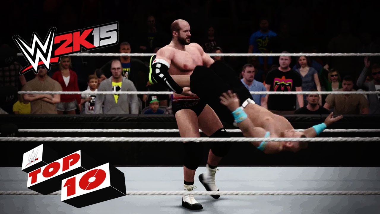 Top Gargantuan Ground Maneuvers: WWE 2K15 Top 10