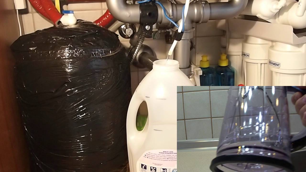 Osmoza: zużycie wody wodociągowej przez instalację odwróconej osmozy