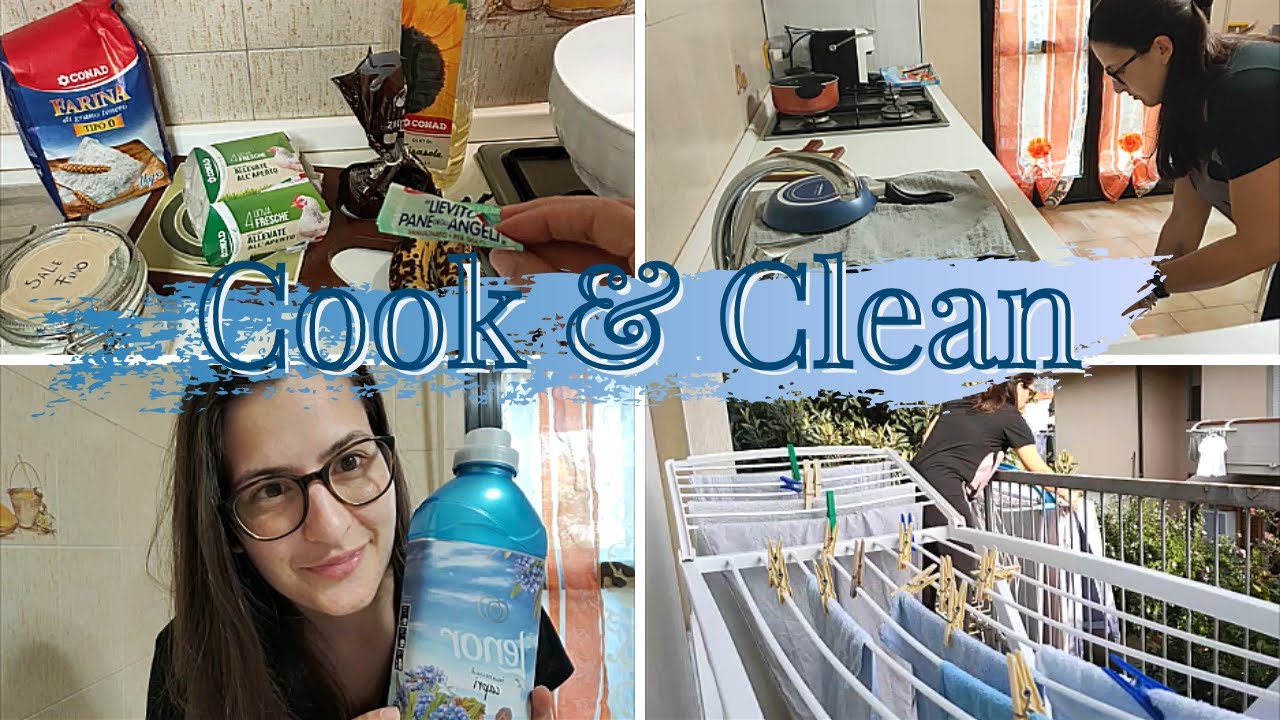 Un VLOG Casalingo tra Pulizie e Cucina || COOK AND CLEAN WITH ME 2020