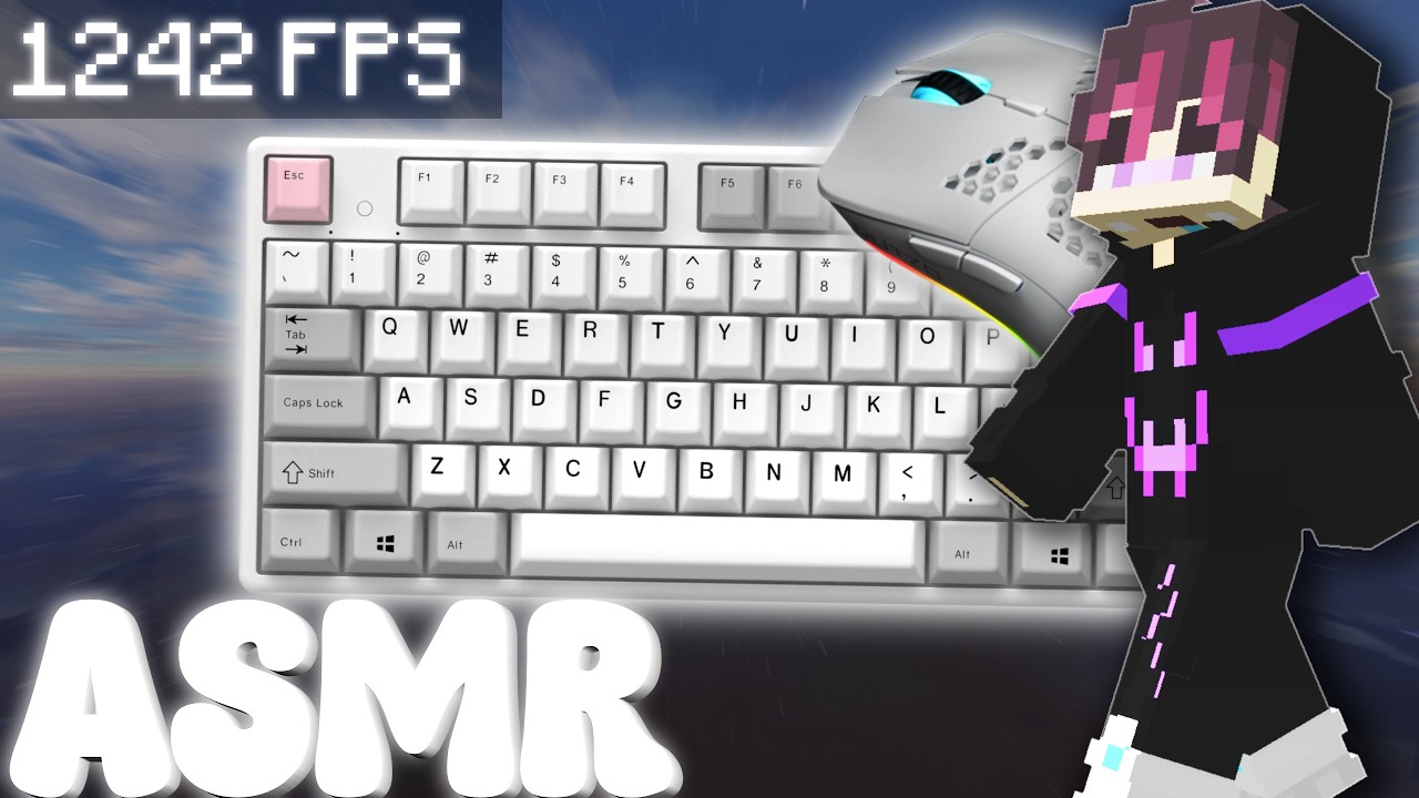 [BedWars] ASMR Keyboard And Mouse Sounds! | MineBerry