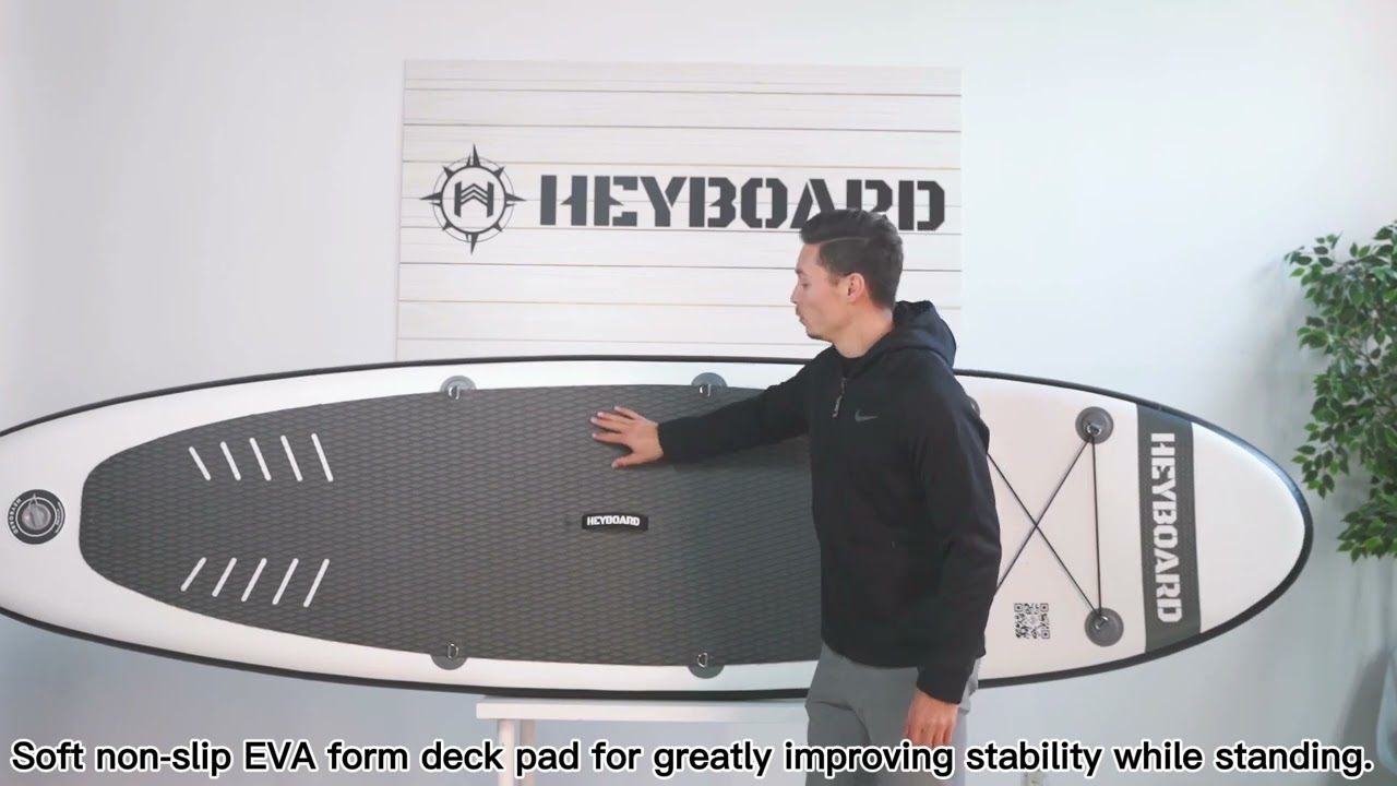 HeyBoards New Inflatable SUP: Paddle with Confidence! 🏄‍♂️ #Paddleboard