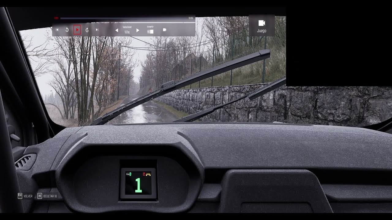 Assetto Corsa Rally - Sisteron com chuva - Skoda Fábia Rally2