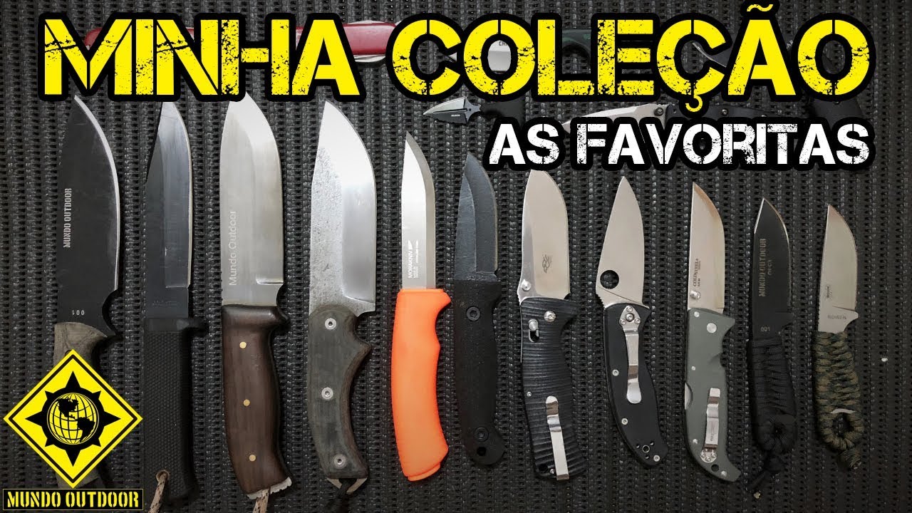TAG 3 Lâminas favoritas - Minha coleção de facas e canivetes