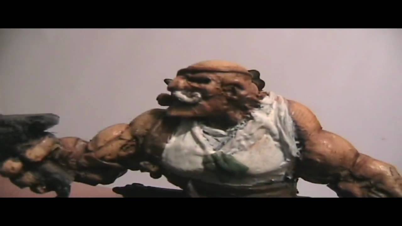 Nork Deddog work in progress a full sculpt from greenstuff Mk1scars and burns