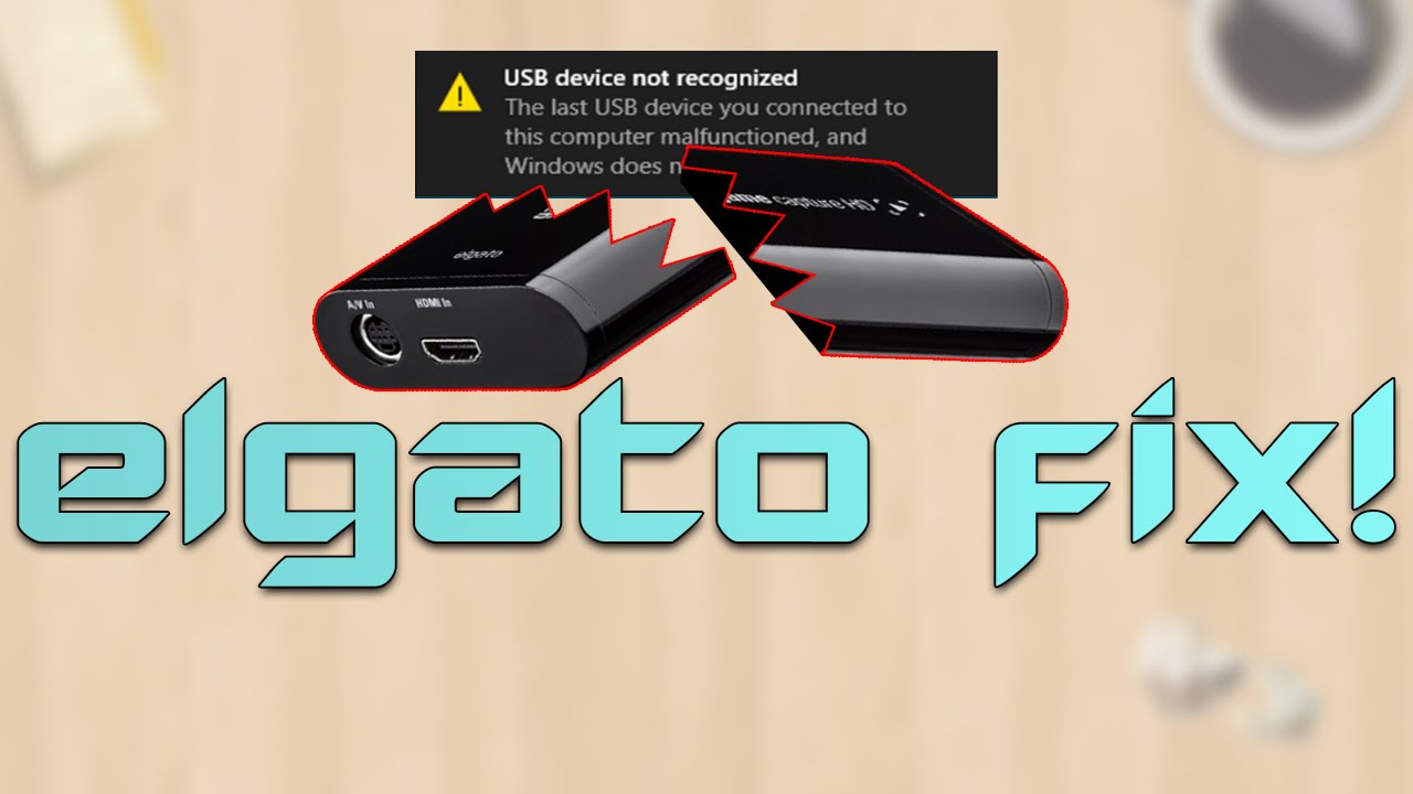 HOW TO FIX: Elgato Game Capture HD USB Not Recognised