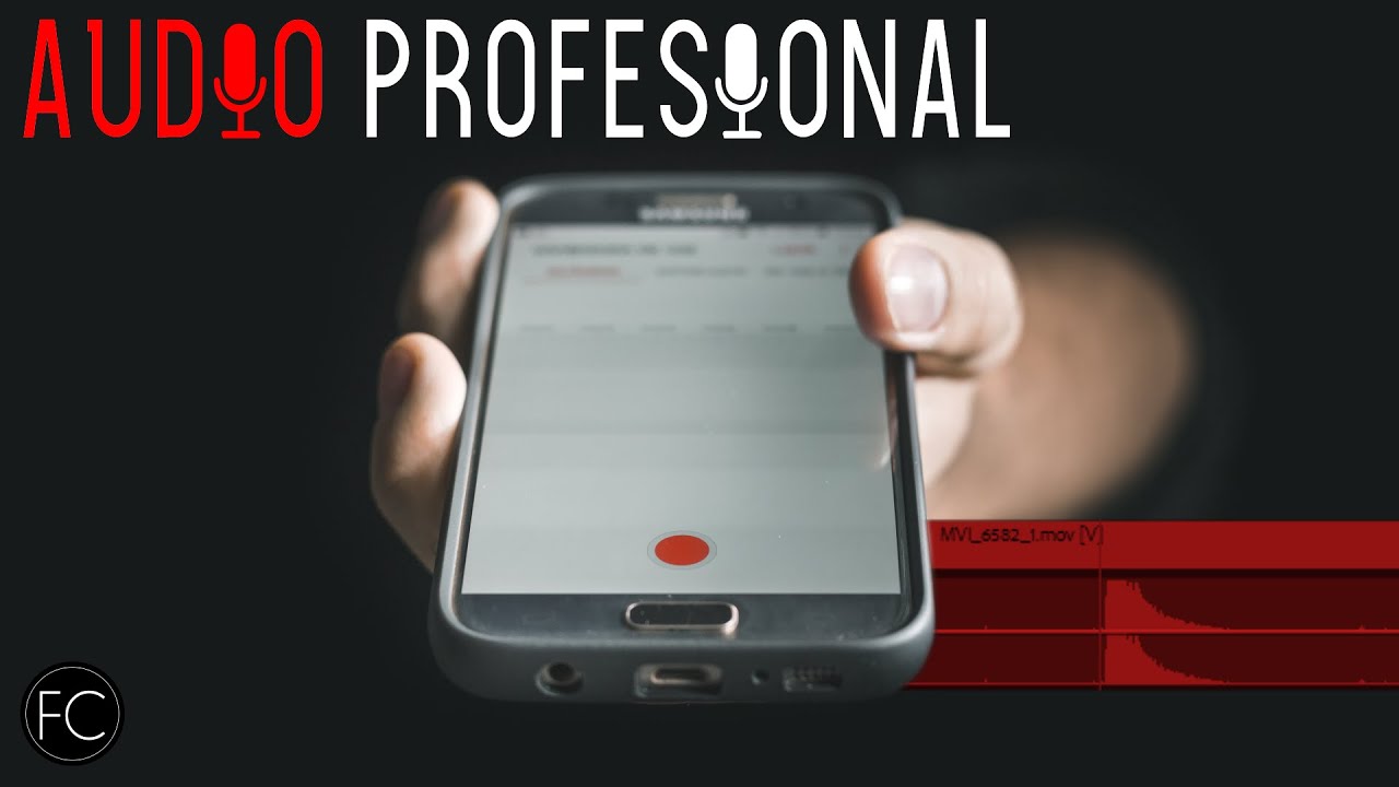 Como GRABAR AUDIO PROFESIONAL con el CELULAR